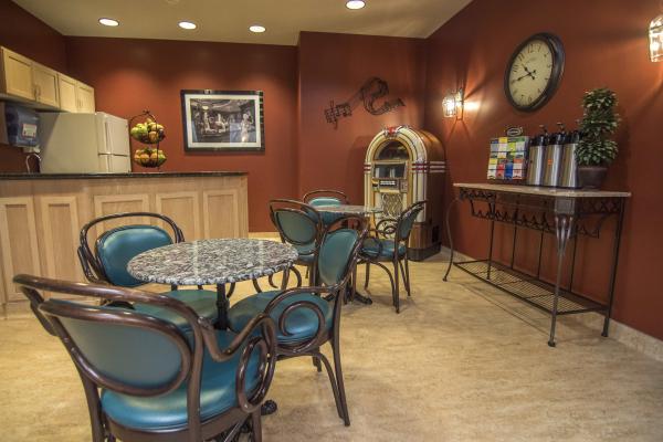 Bistro area at assisted living