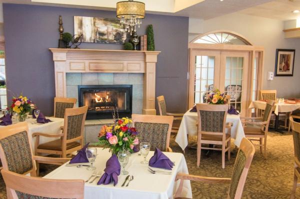 Formal dining room at assisted living